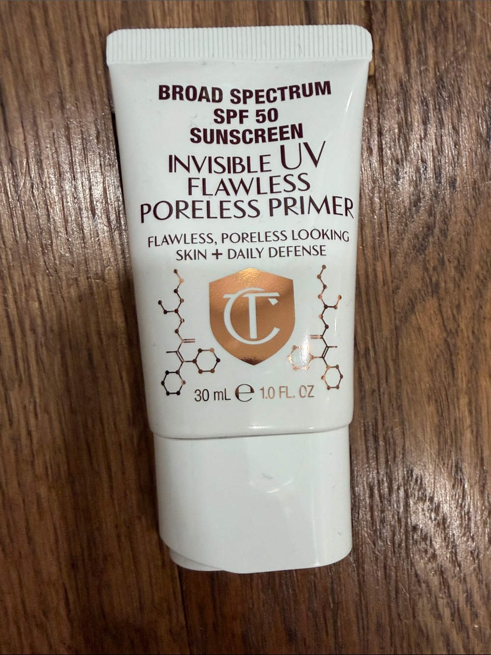 Charlotte Tilbury Invisible UV Flawless Poreless Primer - Brand New- Sealed! 1oz